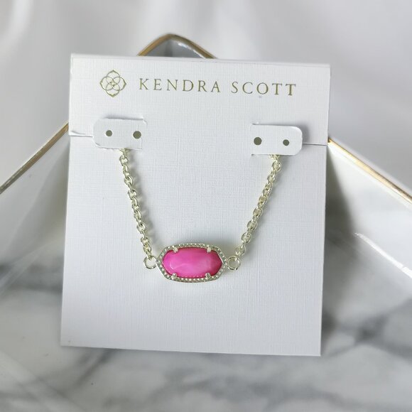 Kendra Scott - Elaina Gold Purple Pearl Adjustable Chain Bracelet - Picture 1 of 3
